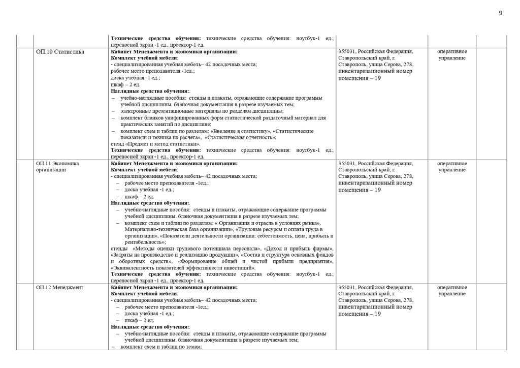 МТО специальности 40.02.01 Право и организация социального обеспечения